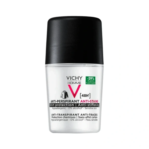 Vichy Homme Deo Shirt Protection 48T – 50 ml