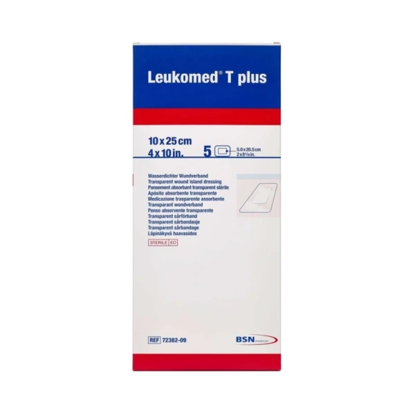 Leukoplast Leukomed T Plus 10 cm x 25 cm – 5 stk