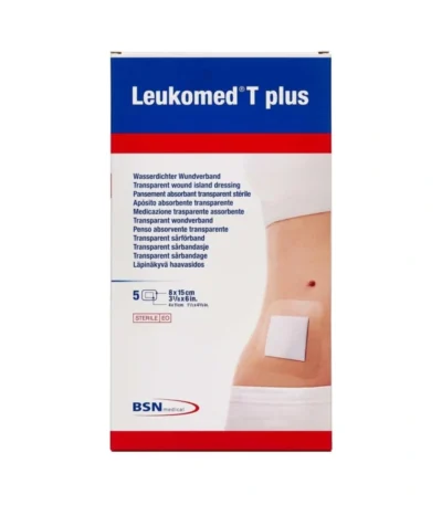 Leukoplast Leukomed T Plus 8 cm x 15 cm – 5 stk