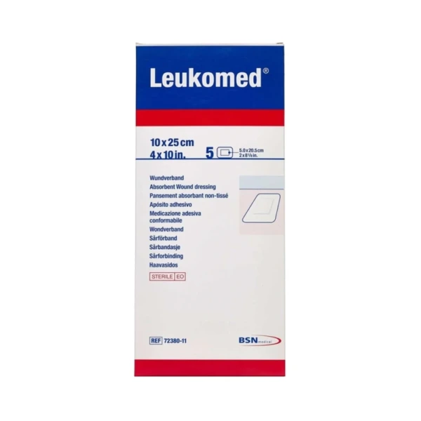Leukoplast Leukomed 10 cm x 25 cm – 5 stk