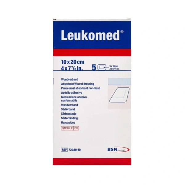 Leukoplast Leukomed 10 cm x 20 cm – 5 stk