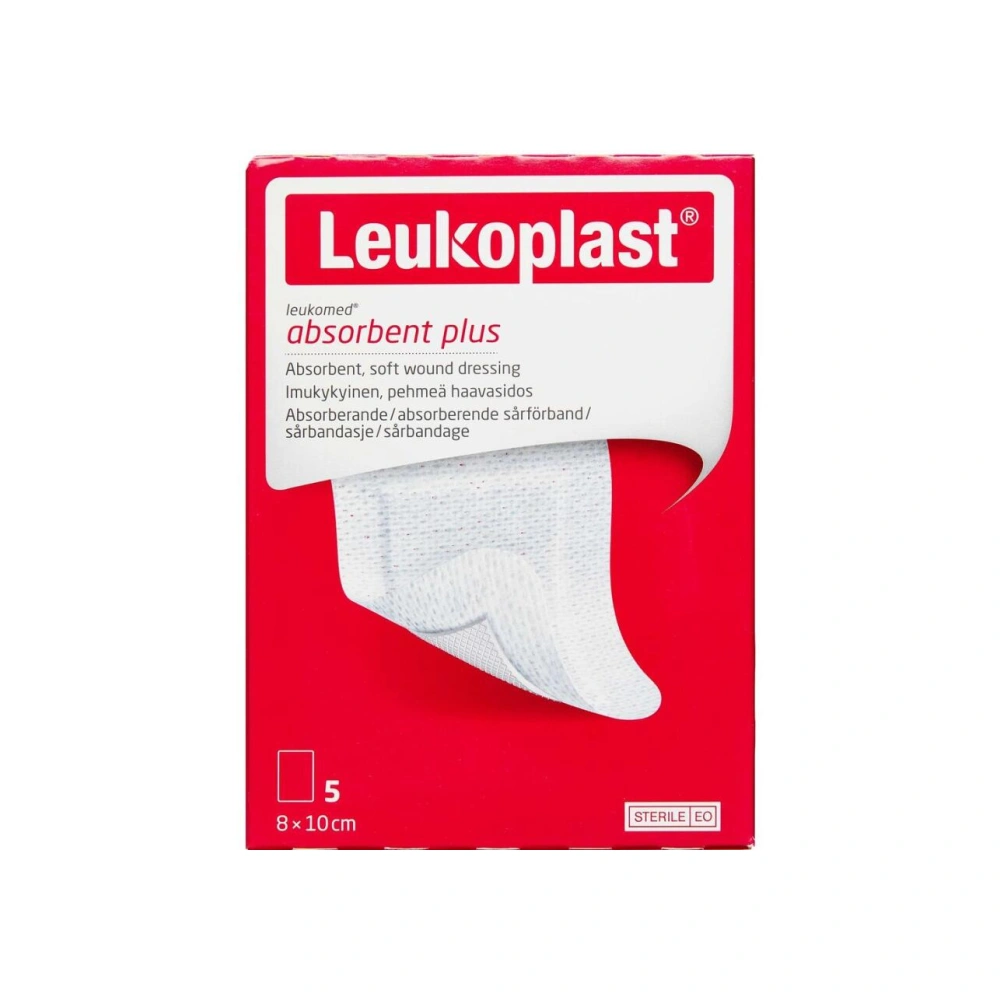Leukoplast Leukomed 8 cm x 10 cm - 5 stk