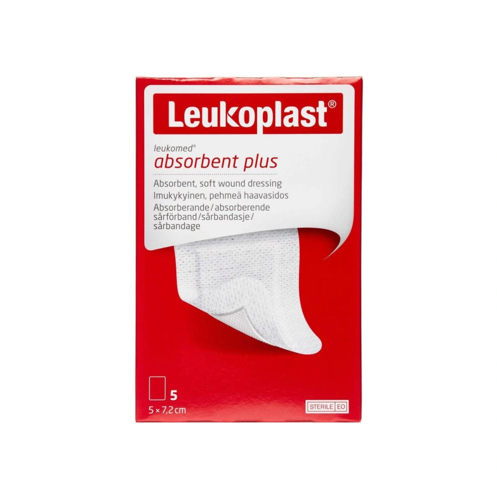 Leukoplast Leukomed 5 x 7,2 cm Sårbandage – 5 stk