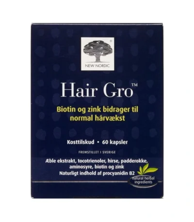 New Nordic Hair Gro – 60 stk