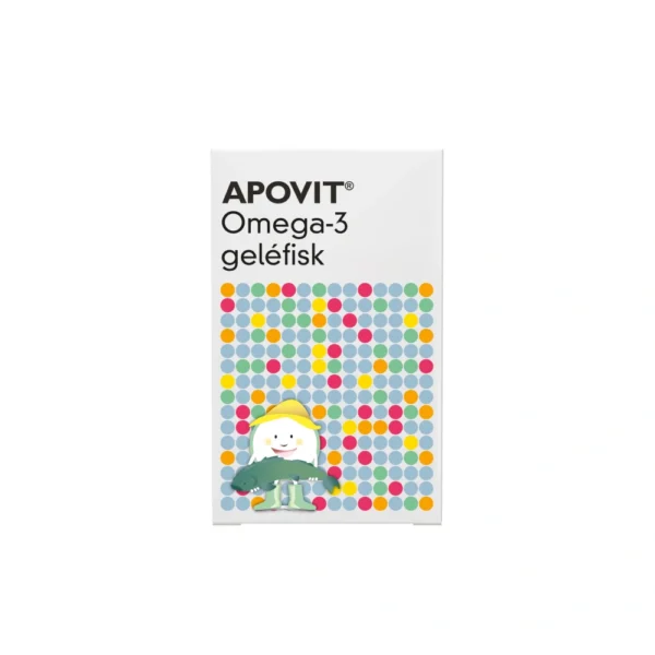 APOVIT Omega-3 Geléfisk – 30 stk