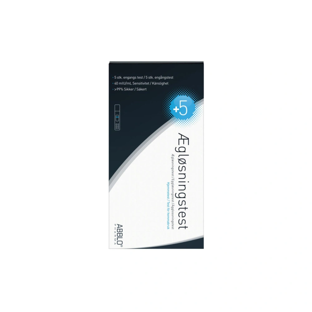 ABBLO Ægløsningstest OTC/5U – 5 stk