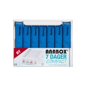Anabox Compact 7 Dage Blå – 1 stk