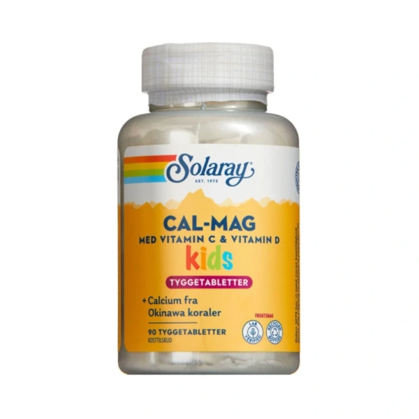 Solaray Cal-Mag Kids – 90 stk