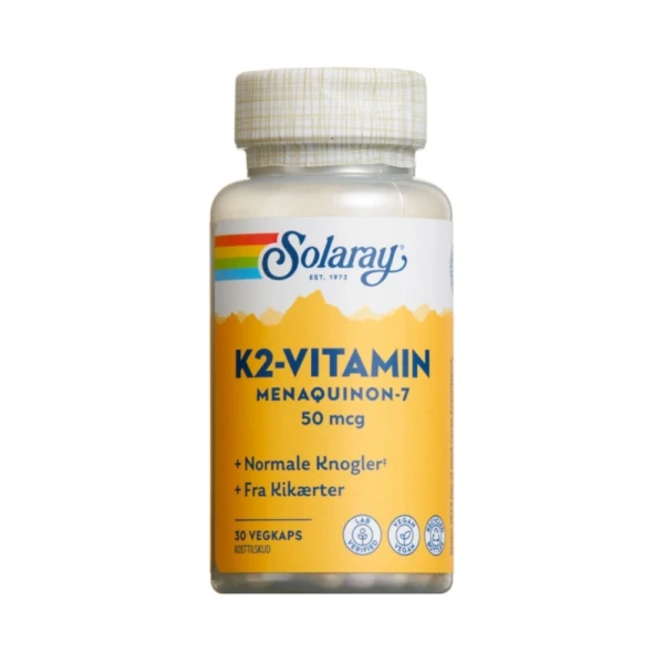 Solaray K2-Vitamin – 30 stk