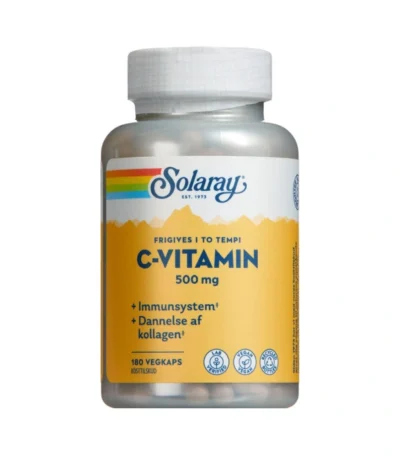 Solaray C-vitamin 500 mg – 180 stk