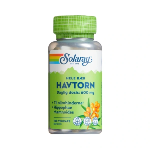 Solaray Havtorn – 100 stk