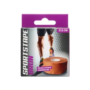 Jasper Brun Sportstape 2,5cm x 10m – 10M x 2,5CM