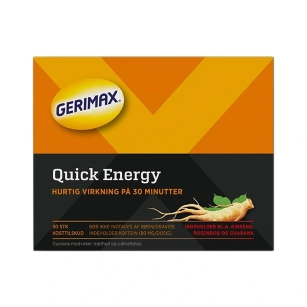 Gerimax Quick Energy – 30 stk