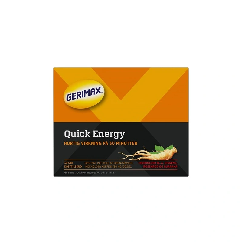 Gerimax Quick Energy – 30 stk