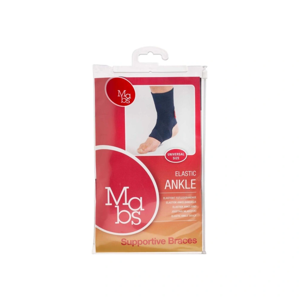 Mabs Støttebind Fodledsbandage Sort – 1 stk