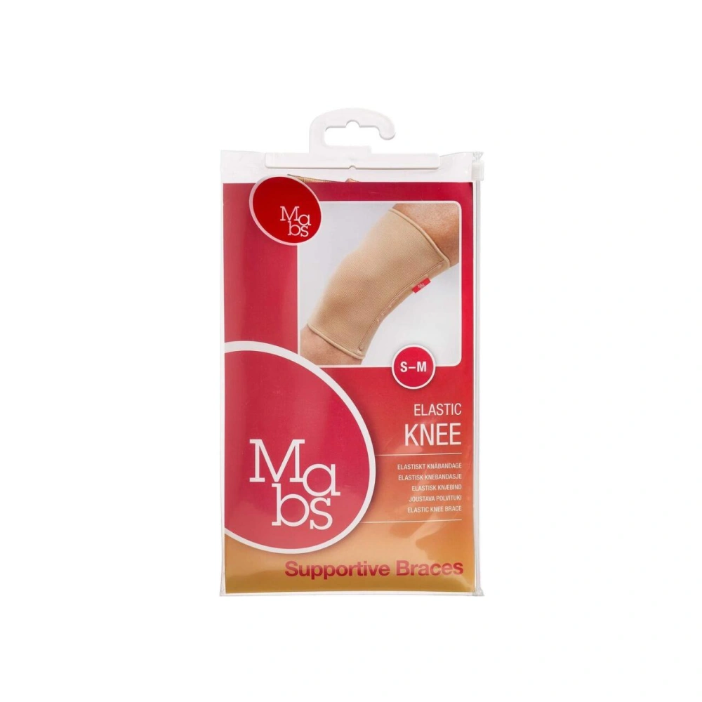 Mabs Knæbandage, Beige Str. S/M – 1 stk