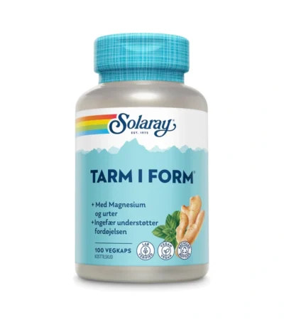 Solaray Tarm i Form – 100 stk