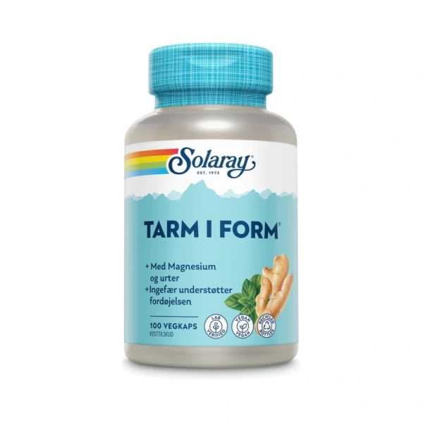 Solaray Tarm i Form – 100 stk
