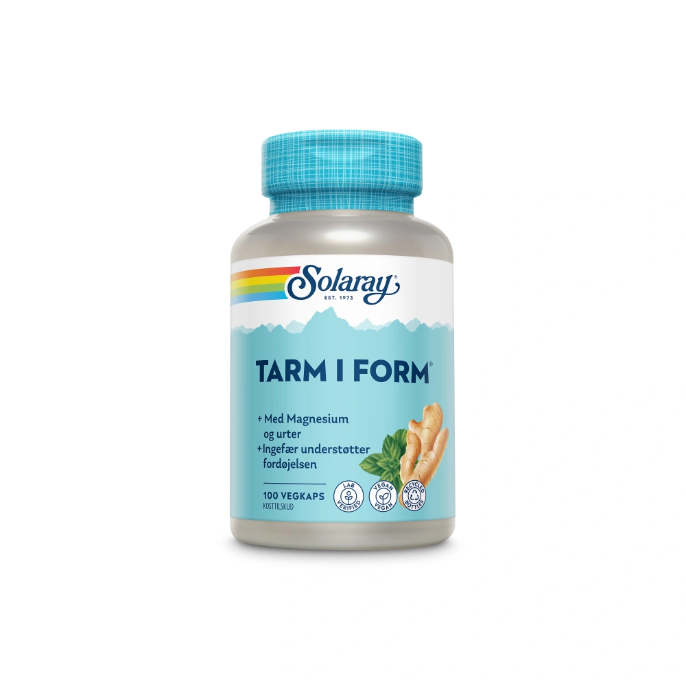 Solaray Tarm i Form - 100 stk