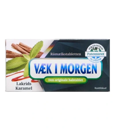 Væk I Morgen Halstablet Lakrids/Karamel – 20 stk