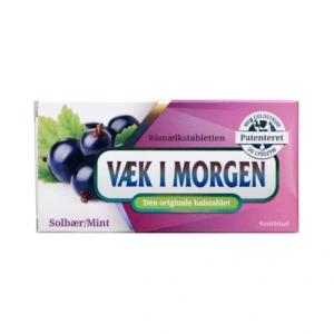Væk I Morgen Halstablet Solbær/Mint – 20 stk