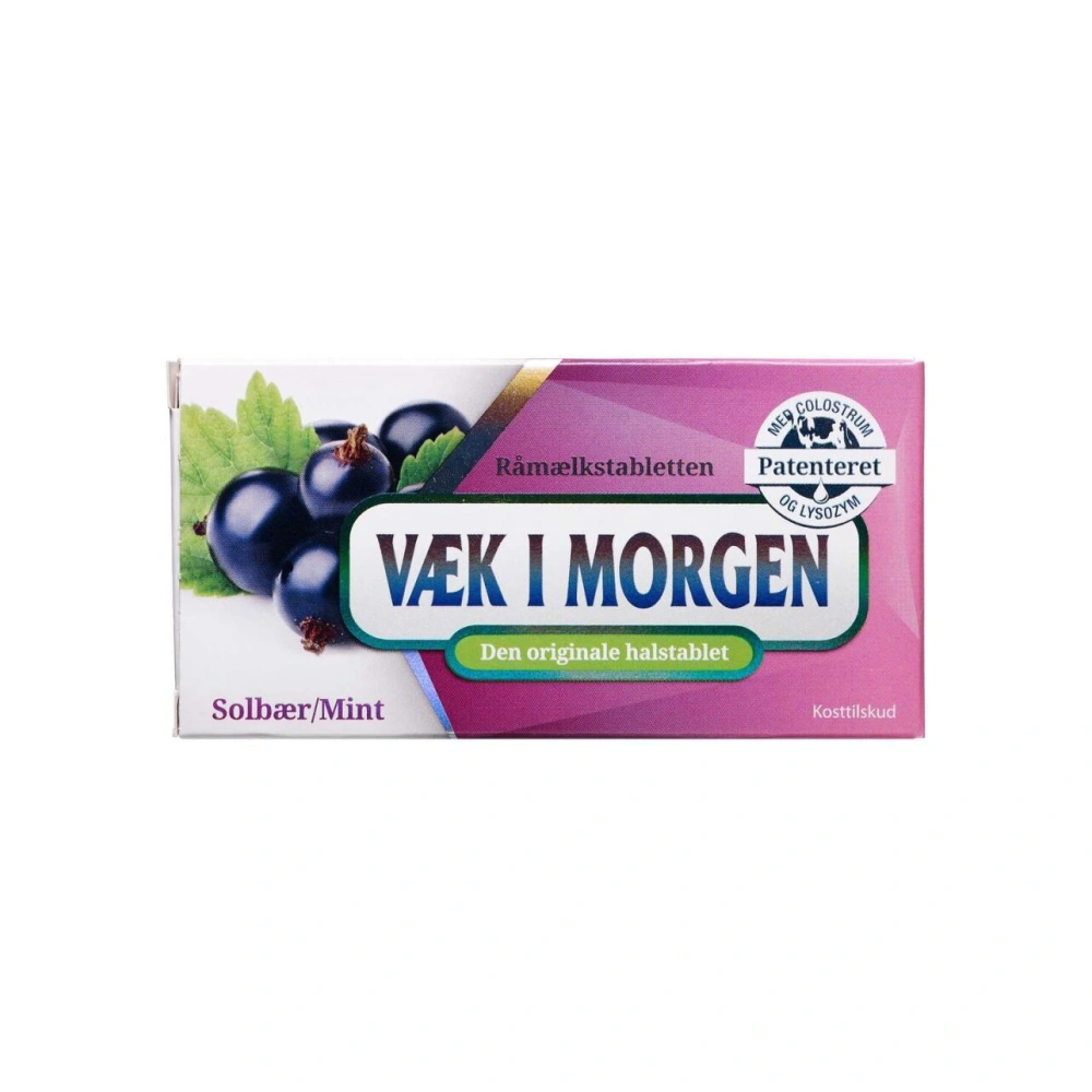 Væk I Morgen Halstablet Solbær/Mint – 20 stk