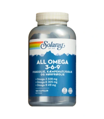 Solaray All Omega 3-6-9 – 180 stk