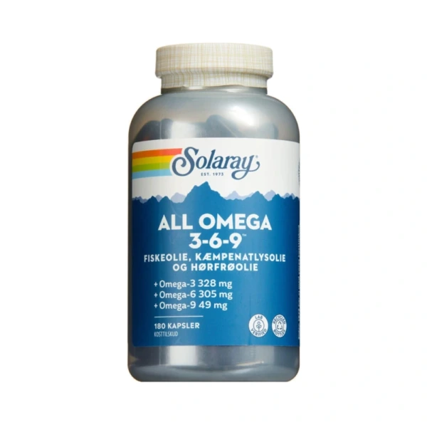 Solaray All Omega 3-6-9 – 180 stk