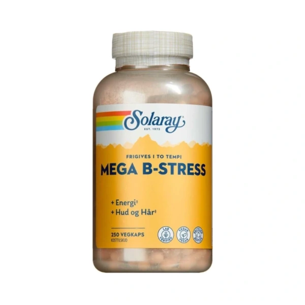 Solaray Mega B-Stress - 250 stk