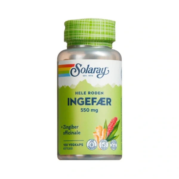 Solaray Ingefær – 100 stk