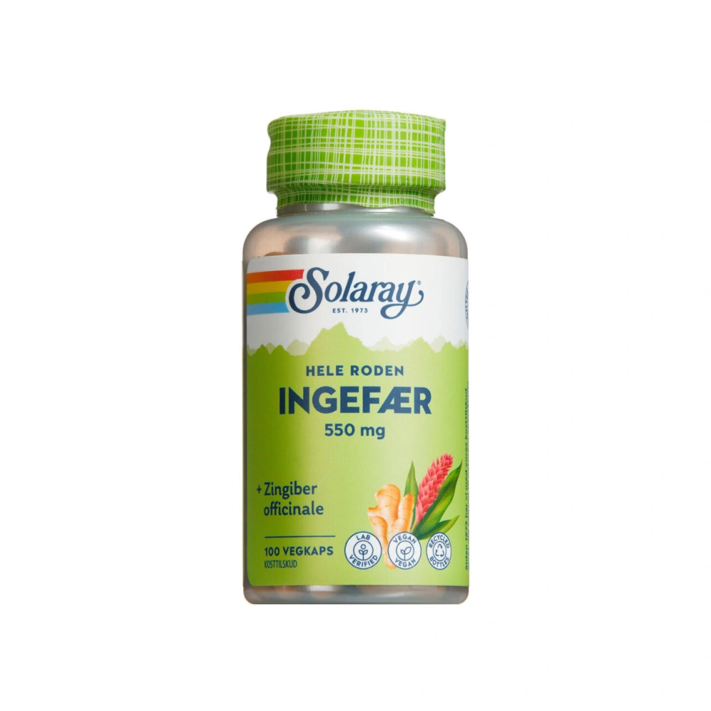 Solaray Ingefær – 100 stk