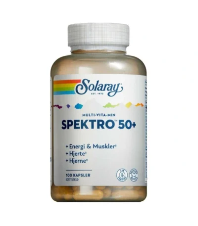 Solaray Spektro 50+ – 100 stk