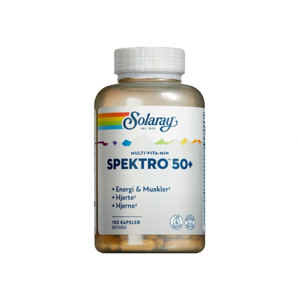 Solaray Spektro 50+ - 100 stk