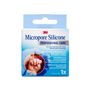 Micropore Silikonetape – 2,5 cm x 5 m