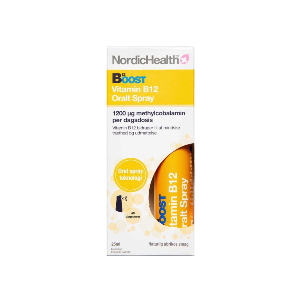 NordicHealth Boost B12-vitamin Spray – 25 ml