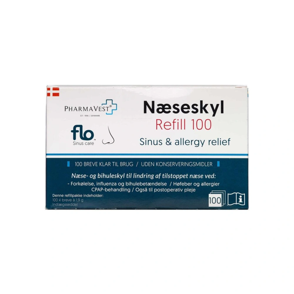 PharmaVest FLO Næseskyl Refill – 100 stk