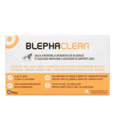 Théa Nordic Blephaclean Vådserviet – 20 stk