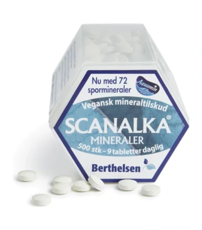 Berthelsen Scanalka Mineraler – 500 tablst