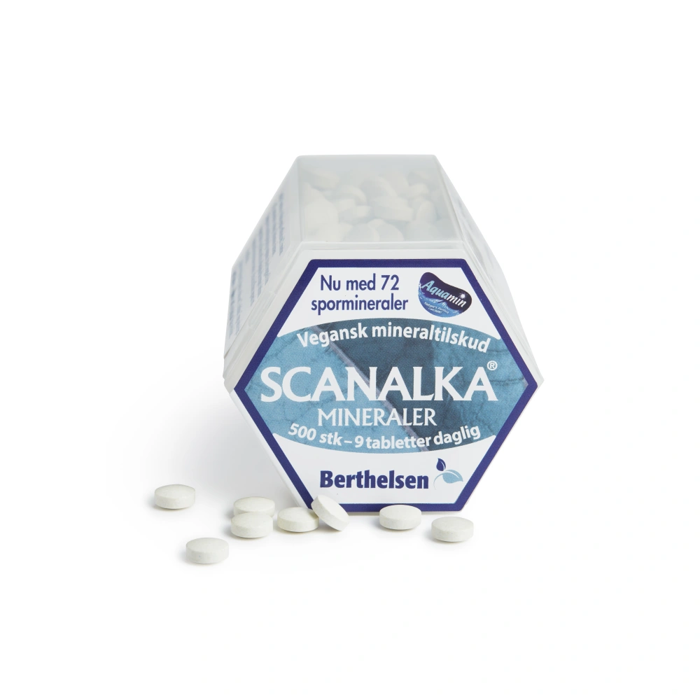 Berthelsen Scanalka Mineraler – 500 tablst