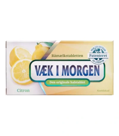 Væk I Morgen Halstablet Citron – 20 stk