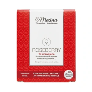 Mezina Roseberry Tabletter – 90 stk