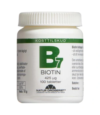 Natur Drogeriet Mega Biotin Vitamin – 100 stk