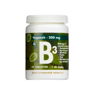 Grønne Vitaminer B3-Vitamin Tabletter – 90 stk