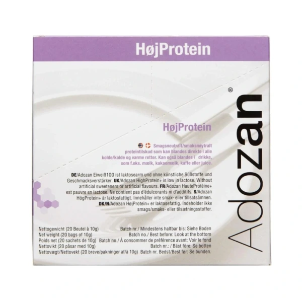 Adozan Pulver HøjProtein – 20 x 10 g