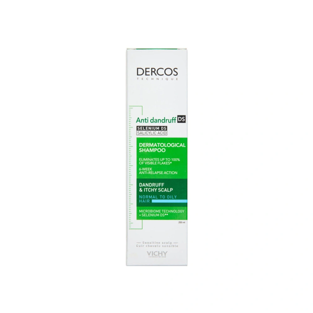 Vichy Dercos Skælshampoo 200 ml - Normal/Fedtet Hovedbund