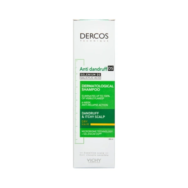 Vichy Dercos Skælshampoo Tør Hovedbund – 200 ml