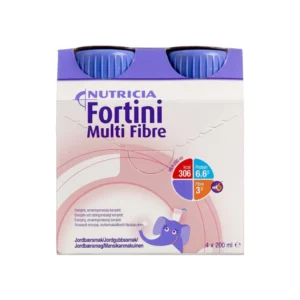 Nutricia Fortini Multi Fibre Jordbær – 200 ml