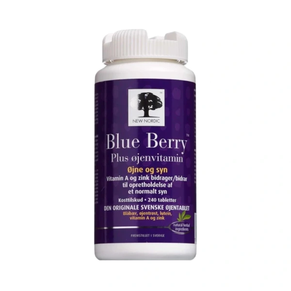 New Nordic Blue Berry Plus Øjenvitamin – 240 stk
