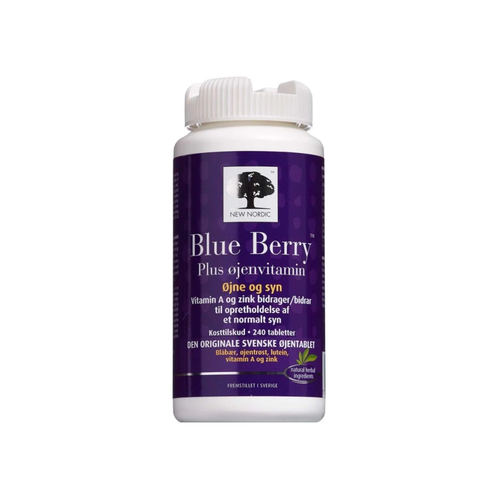 New Nordic Blue Berry Plus Øjenvitamin - 240 stk