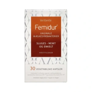 Femidur Oral Vaginale Mælkesyrebakterier – 30 kaps